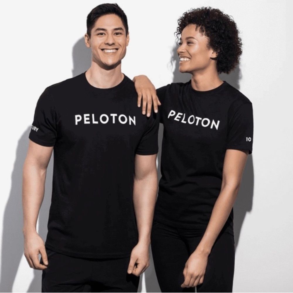 Peloton Century 100 Black Short Sleeve Tee Shirt
